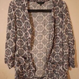 New Look Monochrome Patterned Blazer